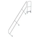 Treppe mit Plattform 45° zweiter Handlauf für 10 Stufen Neigung 45° Treppe mit Plattform 45° zweiter Handlauf für 10 Stufen Neigung 45°