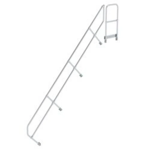 Treppe mit Plattform 45° zweiter Handlauf für 14 Stufen Neigung 45° Treppe mit Plattform 45° zweiter Handlauf für 14 Stufen Neigung 45°