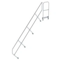 Treppe mit Plattform 45° zweiter Handlauf für 11 Stufen Neigung 45° Treppe mit Plattform 45° zweiter Handlauf für 11 Stufen Neigung 45°