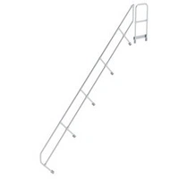 Treppe mit Plattform 45° zweiter Handlauf für 17 Stufen Neigung 45° Treppe mit Plattform 45° zweiter Handlauf für 17 Stufen Neigung 45°