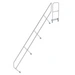 Treppe mit Plattform 45° zweiter Handlauf für 13 Stufen Neigung 45° Treppe mit Plattform 45° zweiter Handlauf für 13 Stufen Neigung 45°