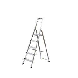 MUNK Günzburger Steigtechnik 11126 Aluminium Stufen-Stehleiter Arbeitshöhe (max.): 3.2 m Silber 4.6 kg
