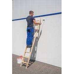 Stufen-Anlegeleiter Holz ohne Traverse 8 Stufen