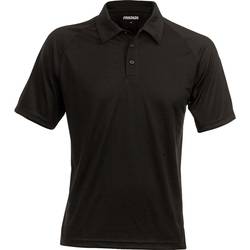 Herrenpoloshirt CoolPass Gr. S schwarz, 100% Polyester, 150 g/m² CODE 1716