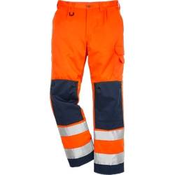 HI-VIS Bundhose 100002-271 Gr. D120 orange/marine 70%PES/30%BW ca. 300 g/m² EN