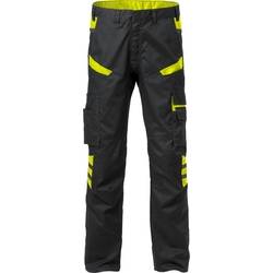 Fristads Bundhose 129484-982 Gr. D100 schwarz/gelb, 65% Poly/35% BW ca. 260 g/m²