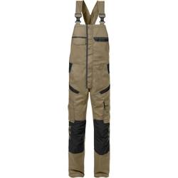 Fristads Latzhose 129486-299 Gr. C156 khaki/schwarz, 65% Poly/35% BW ca. 260