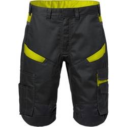 Fristads Shorts 129530-982 Gr. C58 schwarz/gelb, 65% Poly/35% BW ca. 260 g/m²