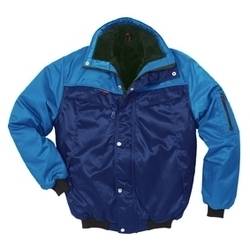 Pilotjacke Icon 100809-576 Gr. L marine/Kontrast royal, 410g/m² mit Pelzfutter,