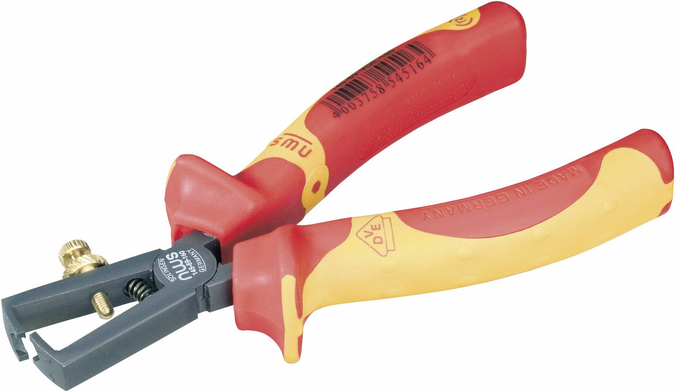 NWS 145-69-VDE-160 VDE-Abisolierzange 10mm² (max) 5mm (max)
