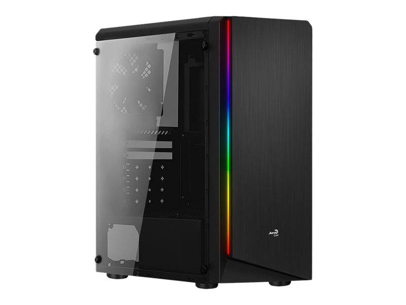 AeroCool Rift - MDT - ATX - Seitenteil mit Fenster (Acryl) - keine Spannungsversorgung (ATX) - Schwarz