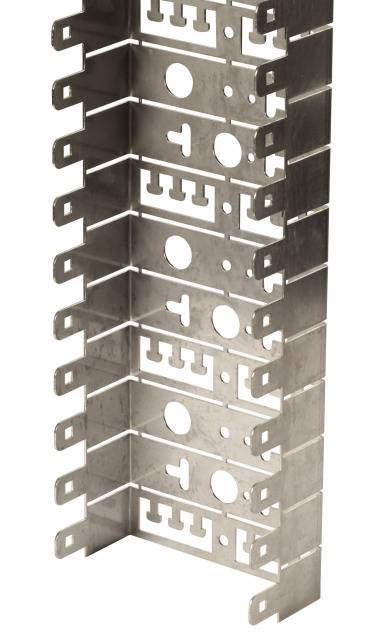 EFB-Elektronik LSA-Montagewanne 50 ModuleT=50mm, R=25mm, VPE - 2 Stk. (46012.50)
