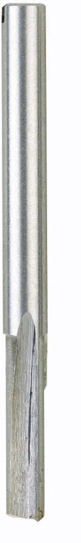 Metallbohrer, zylindrische Form, spitz zulaufende Schneide, eignet sich für die Bearbeitung von Metallen.