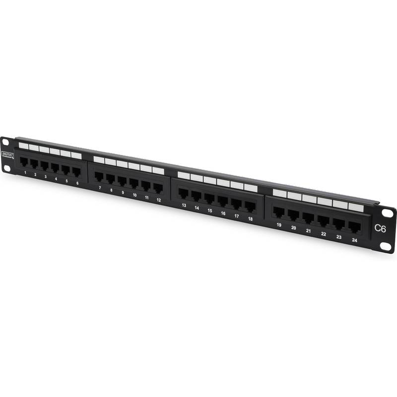 Digitus DN-91624U 24 Port Netzwerk-Patchpanel 483 mm (19") CAT 6 1 HE Unbestückt