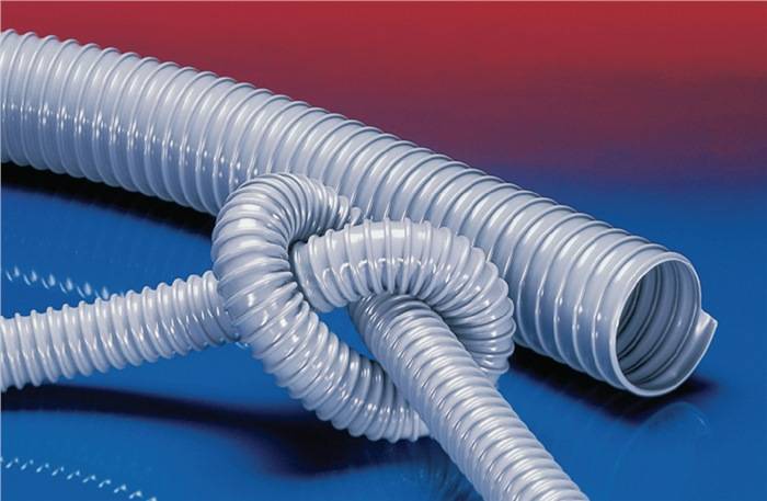 Absaug- u.Förderschl.AIRDUC® PVC 341 ID 55mm AD 63mm 4mm L.10m Rl.NORRES