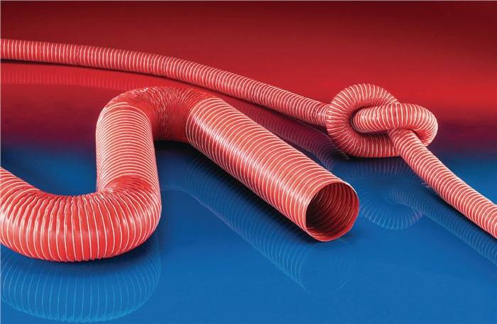 Absaug- u.Gebläseschlauch SIL 391 ONE ID 203mm AD 208mm 2,5mm L.4m Rl.NORRES