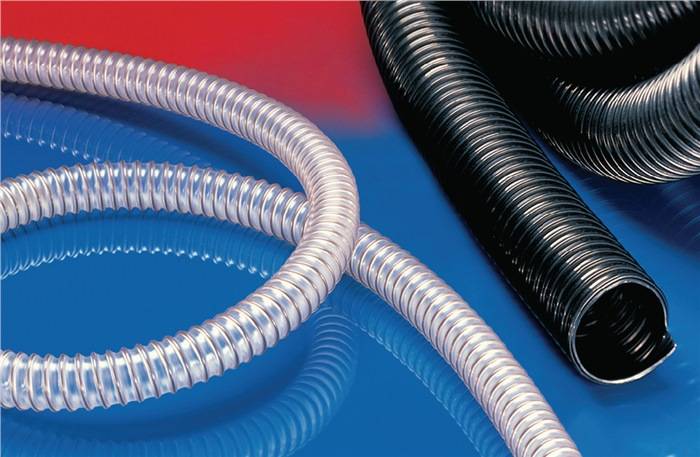 Absaug- u.Förderschl.AIRDUC® PUR 355 HT ID 70mm AD 81mm 5,5mm L.10m Rl.NORRES