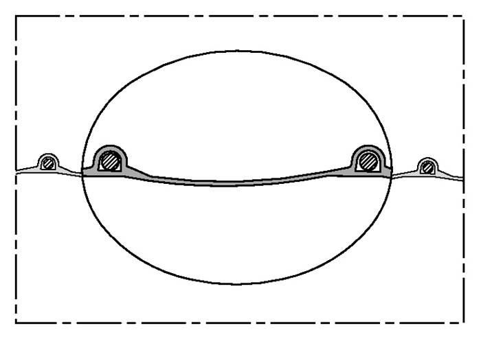 Absaug- u.Gebläseschlauch TIMBERDUC® PUR 531 AS ID 180mm L.5m Rl.NORRES