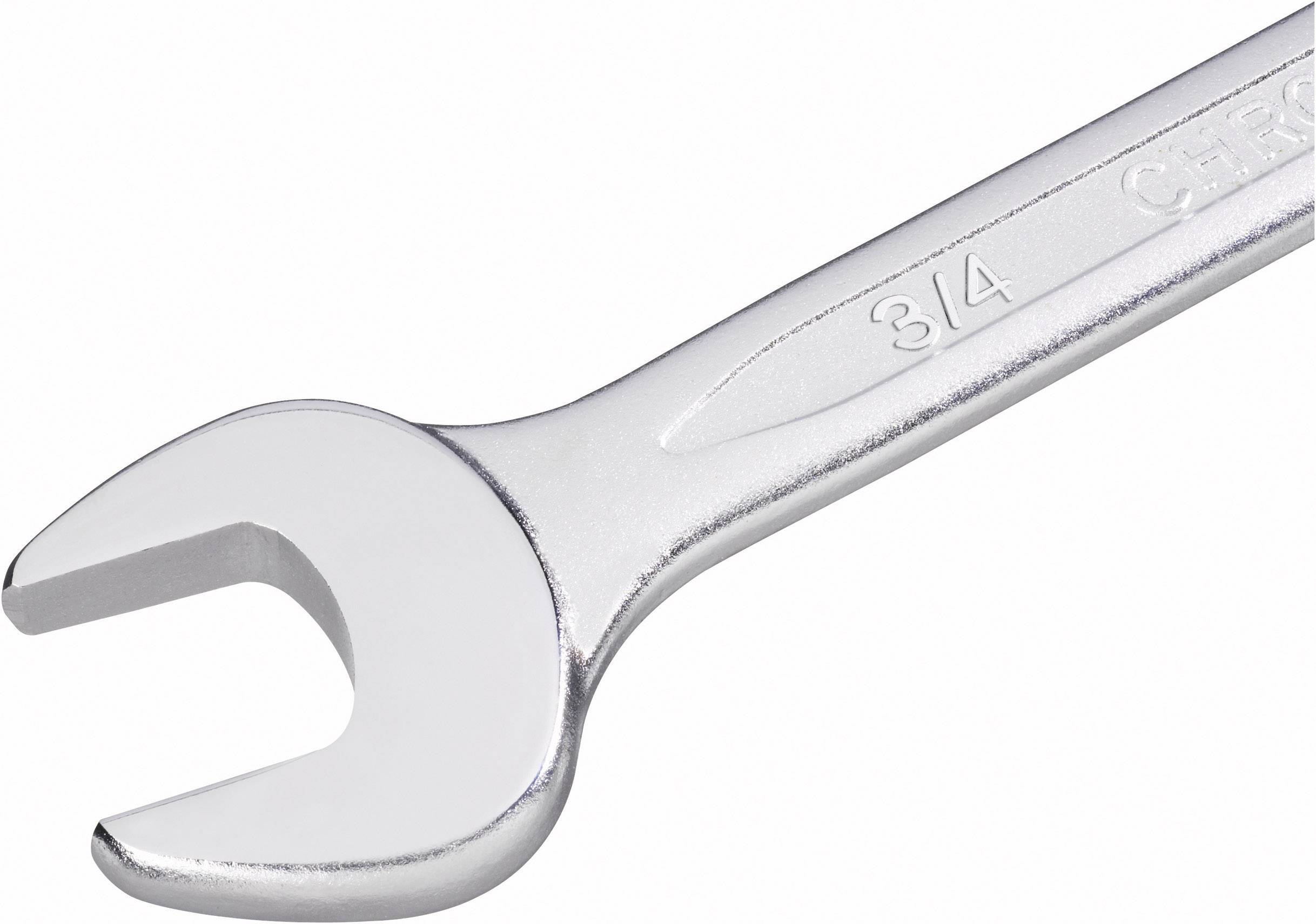 TOOLCRAFT 815082 Ring-Maulschlüssel-Satz 8teilig Schlüsselweite (Metrisch) 8 - 19mm Schlüsselweite (Zoll) 1/2" - 11/16"