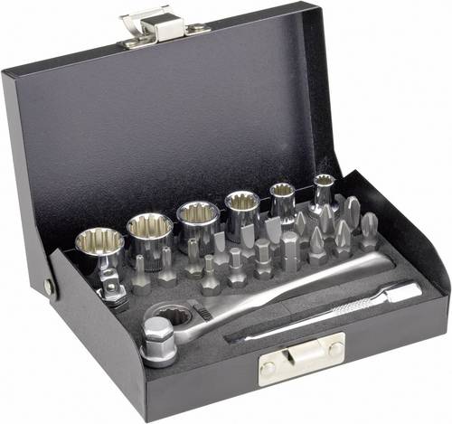 Steckschlüsselsatz metrisch 1/4 (6.3 mm) 23teilig 820928