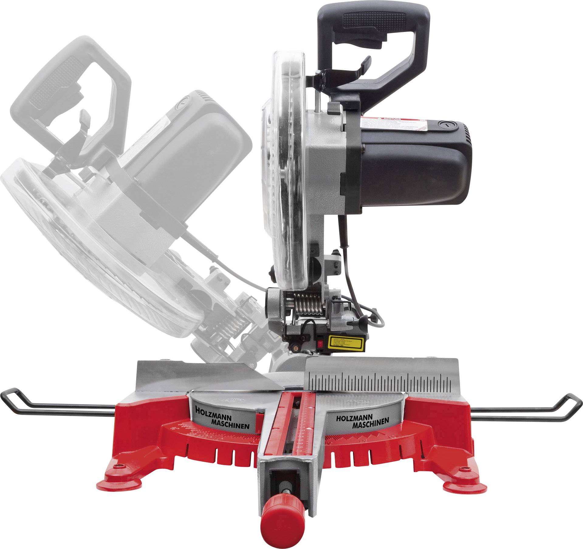 Holzmann Maschinen KAP255XJL_230V Zug-Kapp- und Gehrungssäge 254mm 30mm 1800W