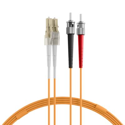 EFB Elektronik O0321.2 Glasfaser LWL Anschlusskabel [1x LC-Stecker - 1x ST-Stecker] 50/125 µ Multimode OM2 2.00 m