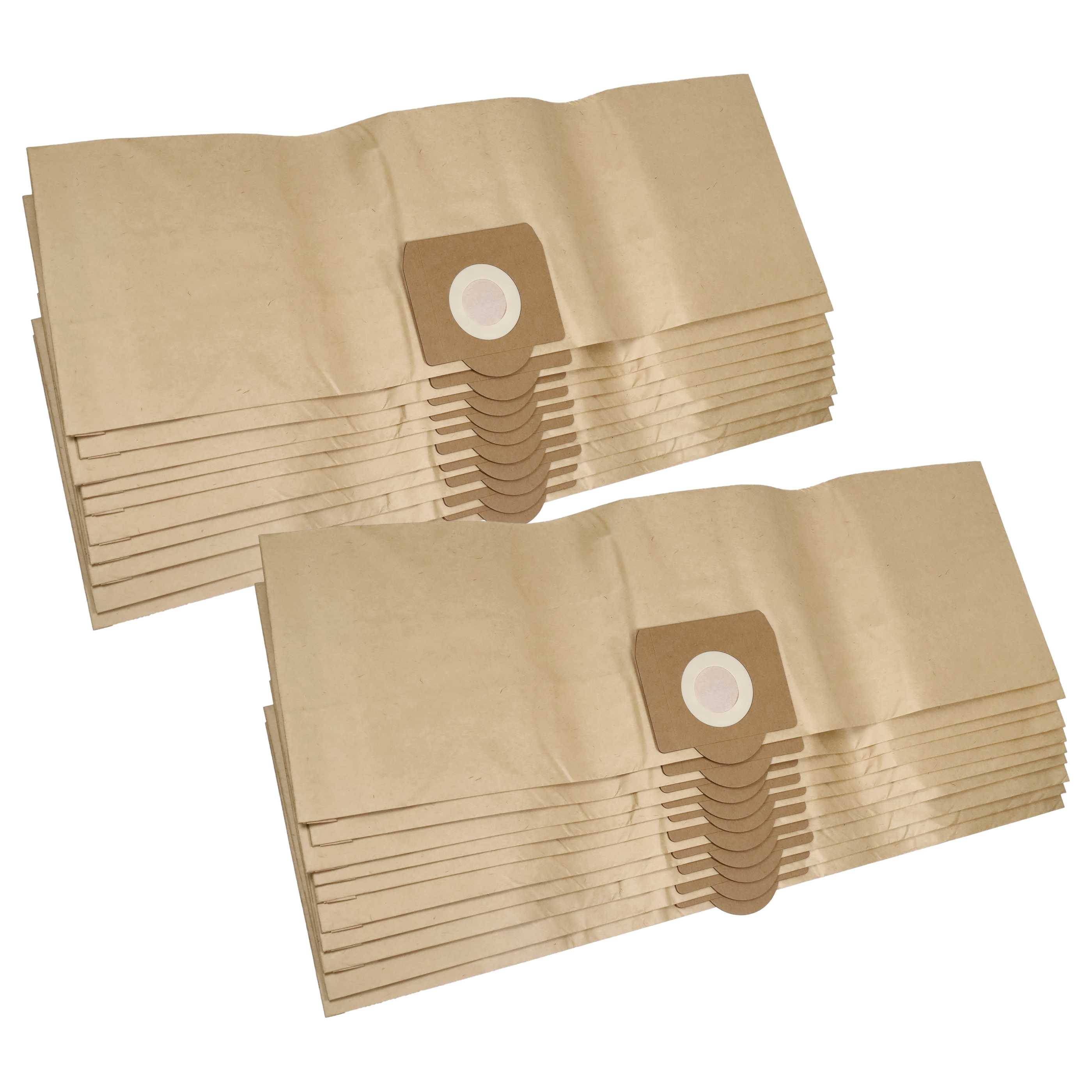 vhbw 20x Staubbeutel Ersatz für Filterclean + R 4, ETA 144, ETA 405 für Staubsauger - 20 l Füllvolumen 34cm x 23,7cm