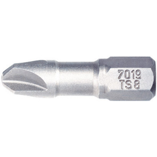 Wiha 7019 TS ZOT 2X25 TORQ-SET Torq-Bit 2 Chrom-Vanadium Stahl gehärtet, extra hart C 6.3