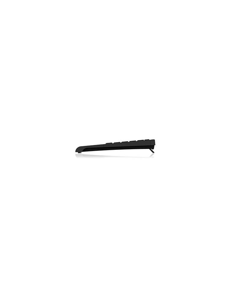 Keysonic ACK-595C+ USB Tastatur Deutsch, QWERTZ Schwarz