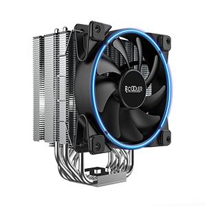Pccooler GI-R66U CPU-Kühler in Blau - Kühlset - 12 cm - 1000 RPM - 1800 RPM - 26,5 dB - 65 cfm