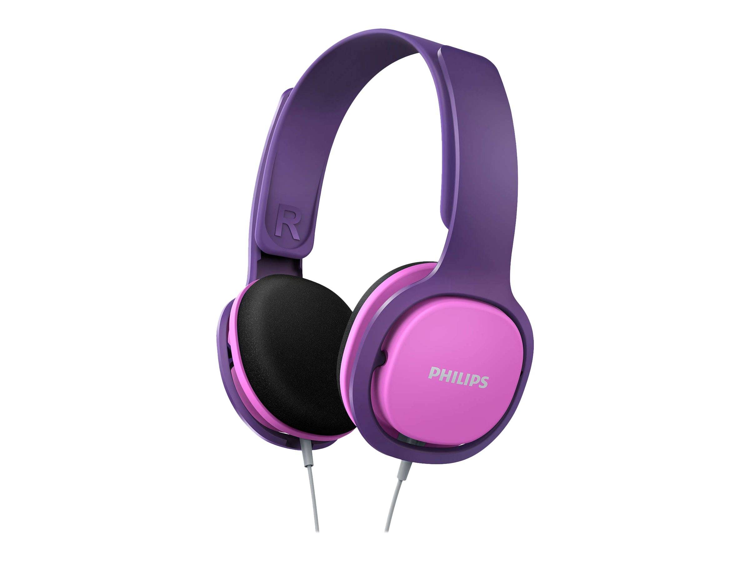 Philips SHK2000PK On Ear Kopfhörer kabelgebunden Pink, Lila