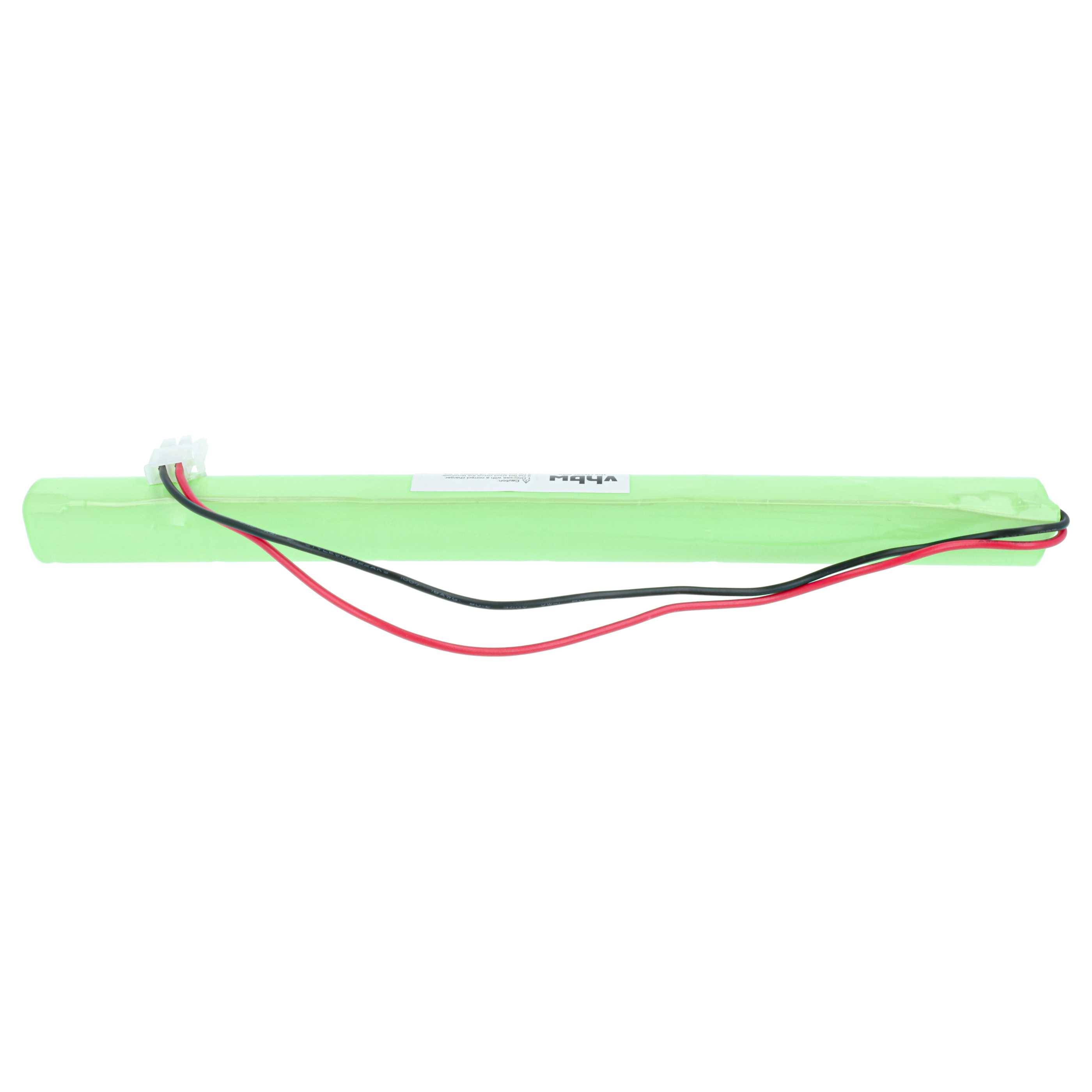 vhbw 5x Akku kompatibel mit BAES OVA TD310632 Fluchtweg, Notfallbeleuchtung (1600 mAh, 7,2 V, NiCd)