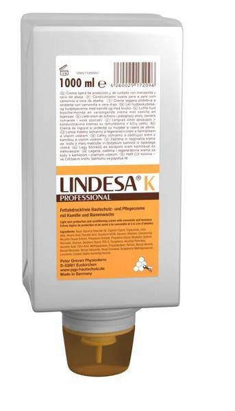 63113642002,GREVEN LINDESA K PROFESSIONAL Hautschutz- und Pflegecreme 1-L-Varioflasche