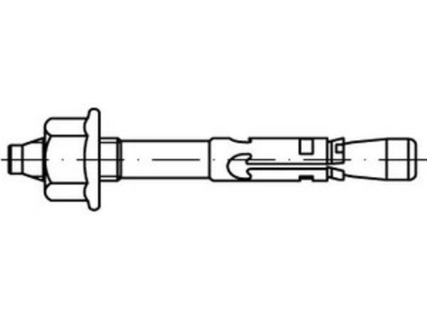 Fischer Deutschl. Nagelanker FNA II 6x30 M6/5 5 mm, 10 6 50 45 1,2 kN