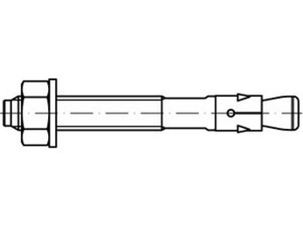 501R88582 B 8X30 GAL VZ,Fischer-Dübel aus Stahl, FBN II 8/ 30