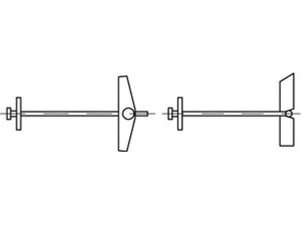 Fischer Deutschl. Kippdübel KD 6 16 mm, 100 70 63 mm