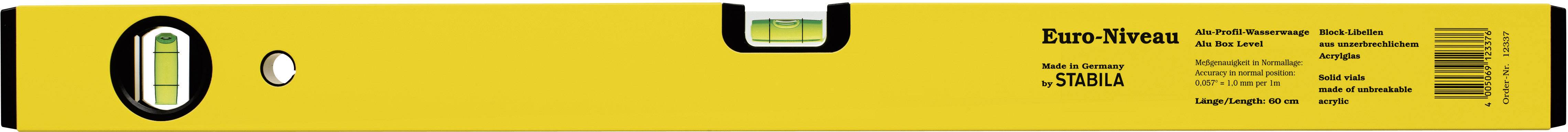 Stabila EURO-NIVEAU 12336 400 mm 1.0 mm/m