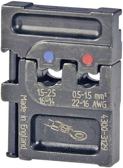 Pressmaster 4300-3129 4300-3129 Crimpeinsatz Isolierte Kabelschuhe 0.5 bis 2.5mm² Passend für Marke Pressmaster MCT
