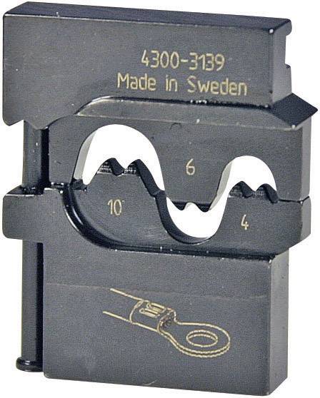 Pressmaster 4300-3139 4300-3139 Crimpeinsatz Unisolierte Rohrkabelschuhe, Unisolierte CU Ringkabelschuhe 4 bis 10mm² Passend für