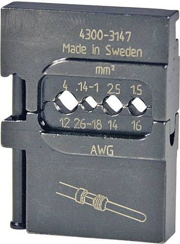 Pressmaster 4300-3147 4300-3147 Crimpeinsatz Gedrehte Stiftsteckverbinder 0.14 bis 4mm² Passend fü