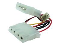 Digitus PC-Lüfter, Computer, Strom Kabel [1x IDE-Strom-Stecker 4pol. - 1x PC-Lüfter Buchse 3pol.] 0.30 m Gelb, Rot, Schwarz