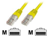 Digitus DK-1512-010/Y RJ45 Netzwerkkabel, Patchkabel CAT 5e U/UTP 1.00 m Gelb verdrillte Paare 1 St.