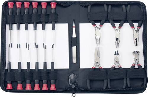 Basetech 814583 Reparaturset Elektriker, Heimwerker in Tasche 19teilig