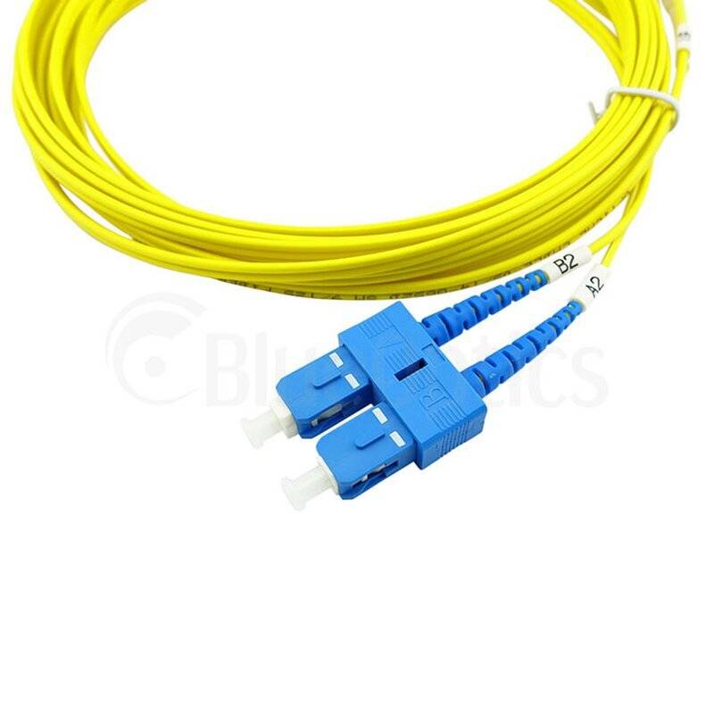 BLUEOPTICS - Duplex LWL Patchkabel LC-UPC/SC-UPC Singlemode 15 Meter
