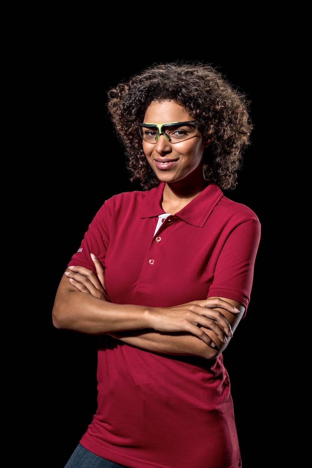 Uvex I-Works Supravision Excellence Schutzbrille - Amber/Gelb-Schwarz