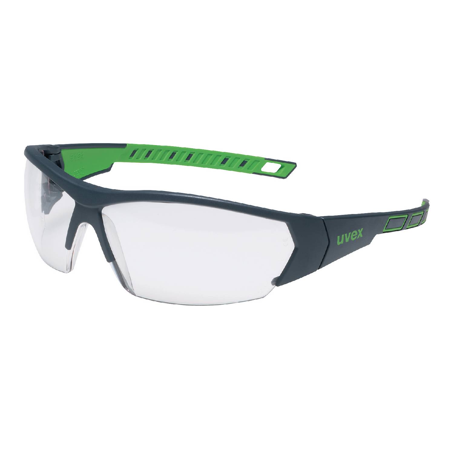 uvex sportstyle 9193376 Schutzbrille inkl. UV-Schutz Schwarz, Grün
