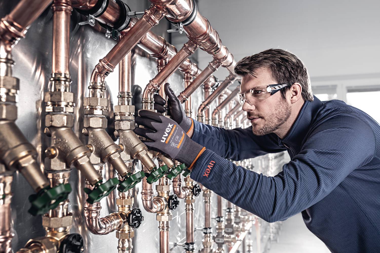 Uvex Pheos Supravision Extreme Schutzbrille - Transparent/Grau-Schwarz