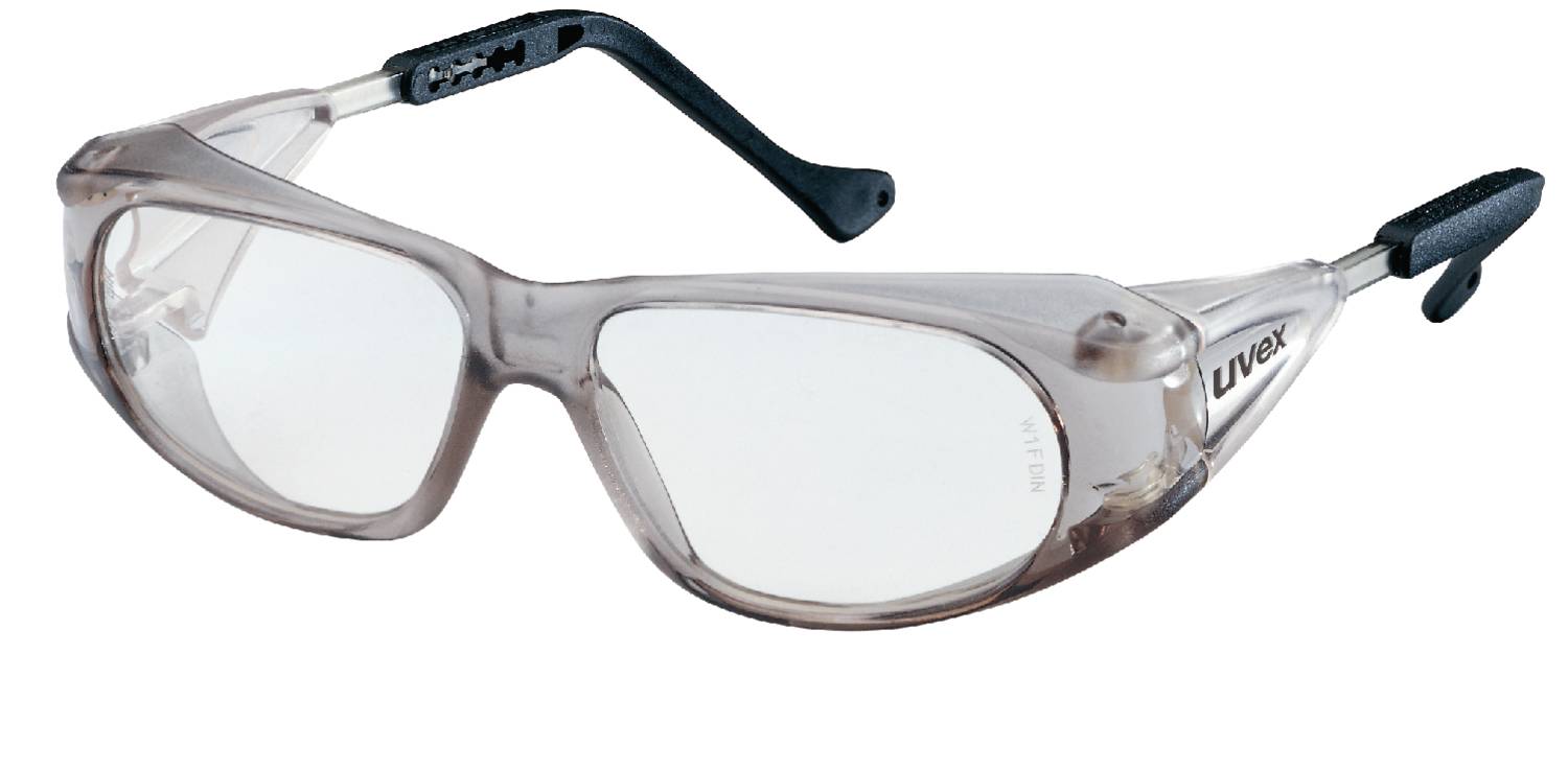 Uvex Super F OTG Supravision Excellence Schutzbrille - Braun/Schwarz-Weiß