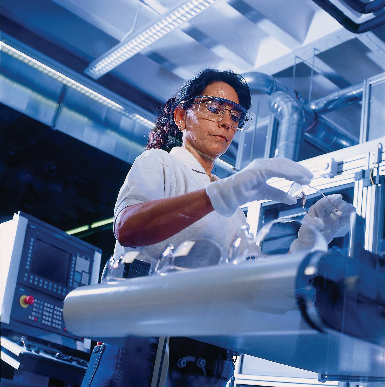 Uvex Ultrasonic Supravision Excellence Schutzbrille - Transparent/Rot-Schwarz