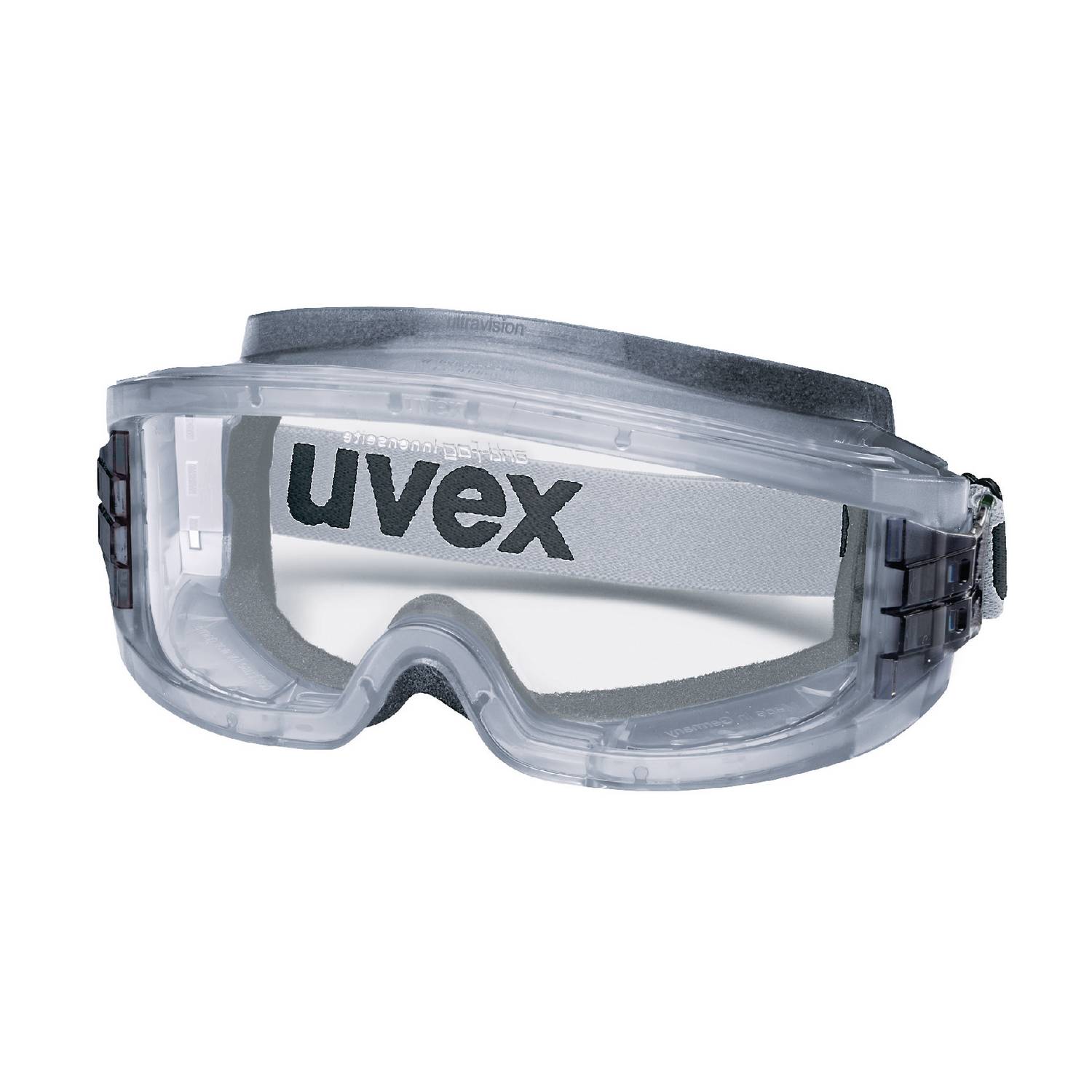 uvex super f OTG 9169585 Schutzbrille inkl. UV-Schutz Schwarz, Weiß